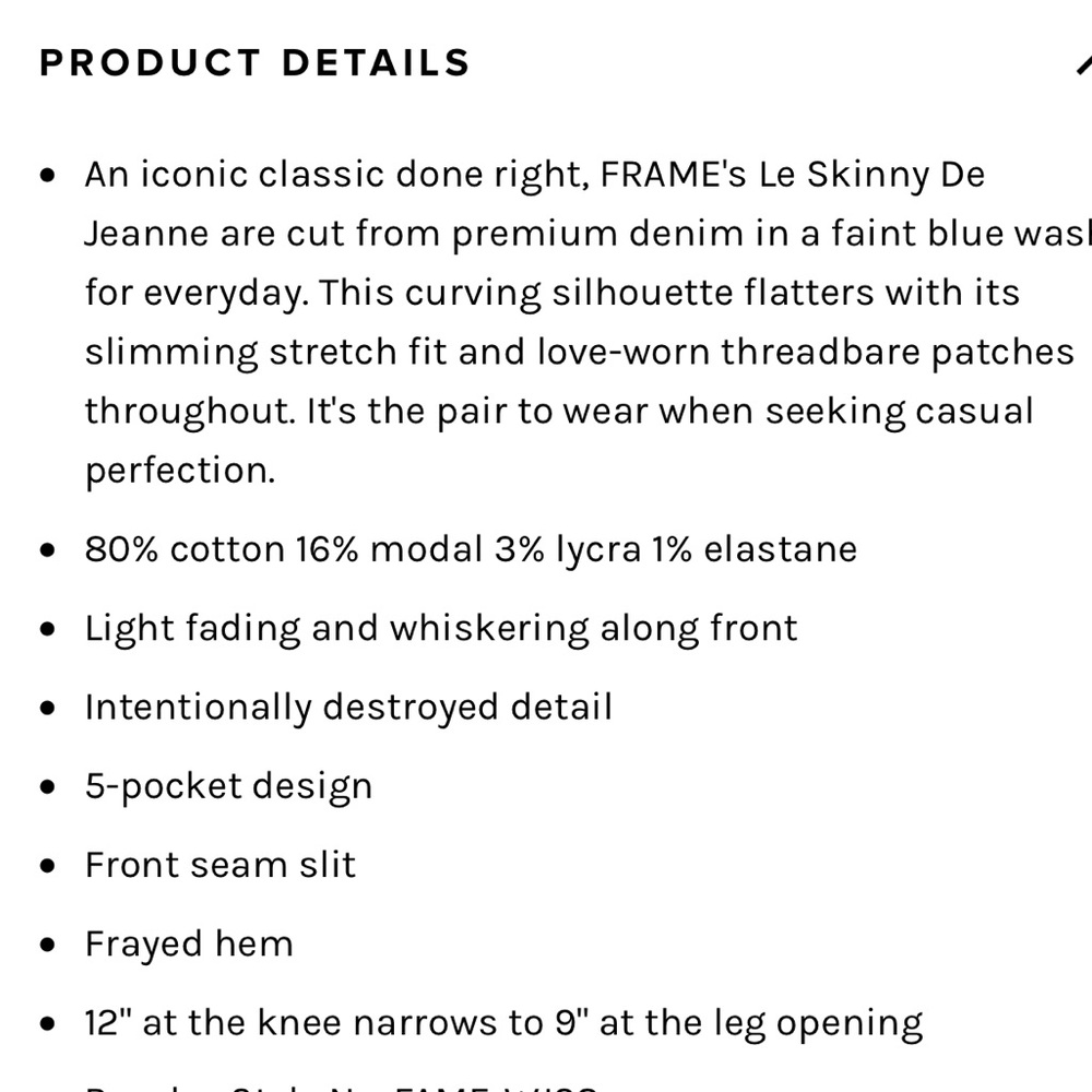 Frame denim Le skinny de Jeanne - Picture 5 of 8